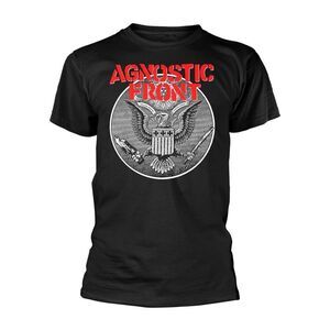 Agnostic Front Unisex Adult Against All Eagle T-Shirt / Black